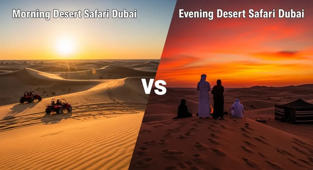Morning vs Evening – How to Choose the Best Desert Safari Dubai Experience for You?