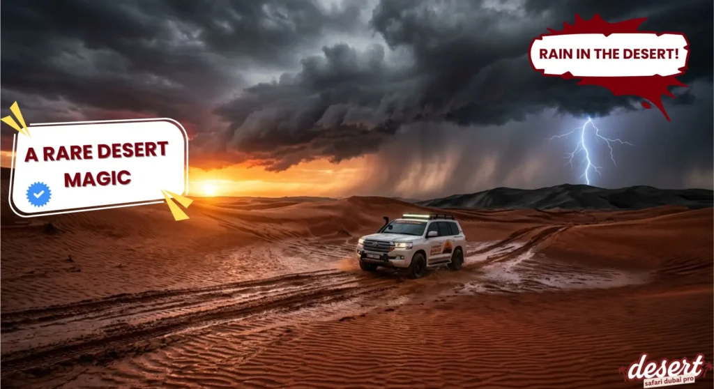 Can You Visit Dubai Desert in Rain? What Happens to Your Booking? (2026 Guide)